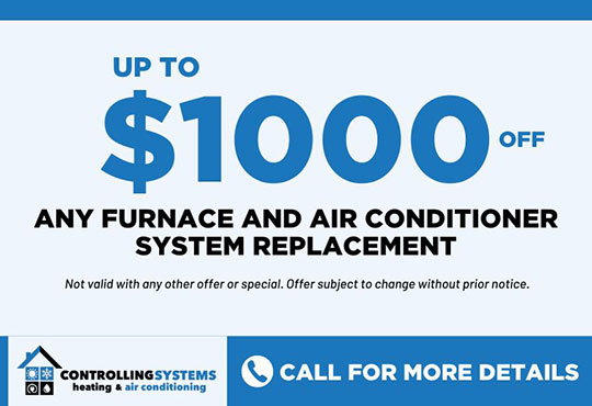 $1000 off HVAC replacement offer